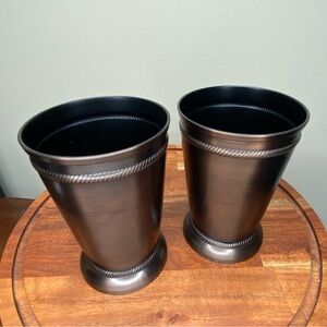 Vintage-Style Stainless Steel Julep Cups